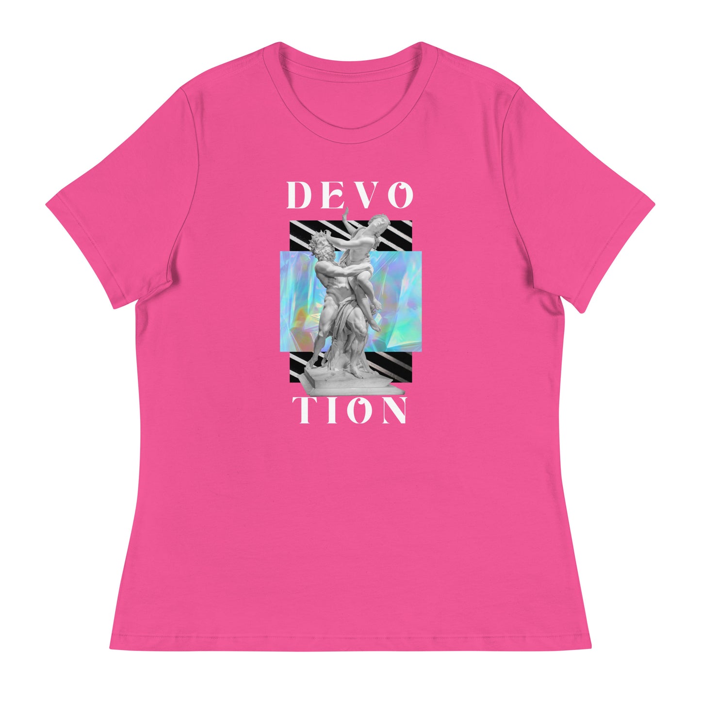 Love & Devotion Artwork Statue Women's Relaxed T-Shirt