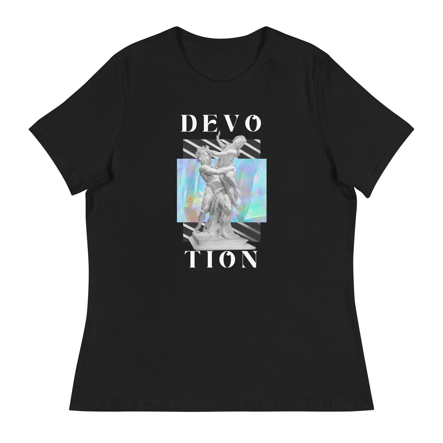 Love & Devotion Artwork Statue Women's Relaxed T-Shirt