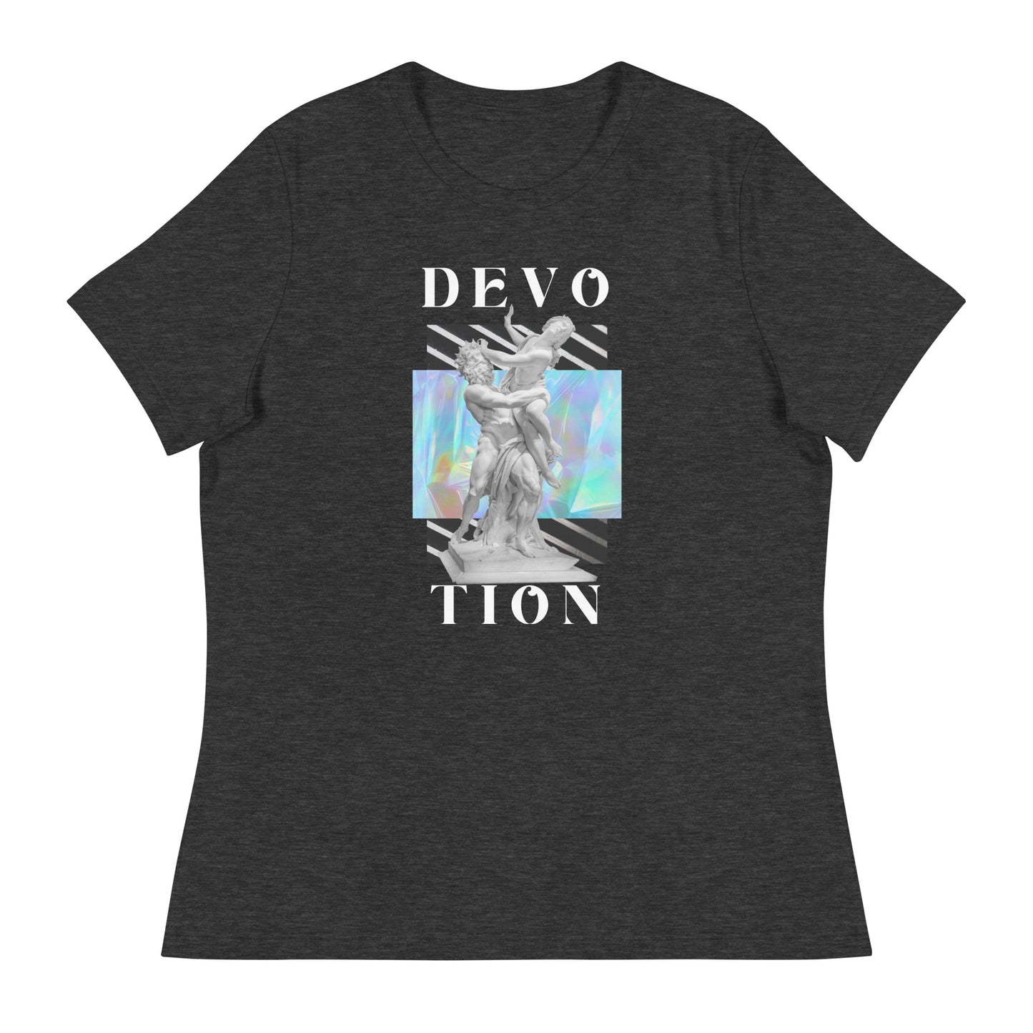 Love & Devotion Artwork Statue Women's Relaxed T-Shirt