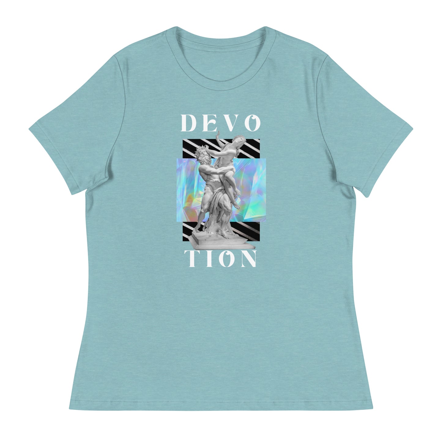 Love & Devotion Artwork Statue Women's Relaxed T-Shirt