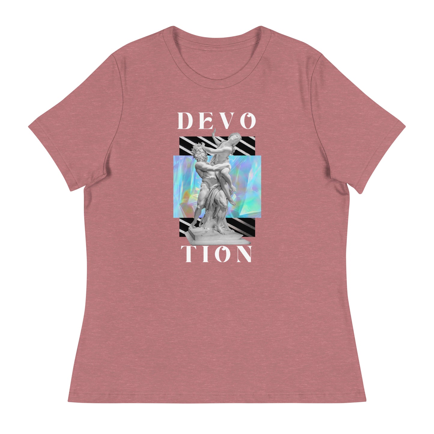 Love & Devotion Artwork Statue Women's Relaxed T-Shirt