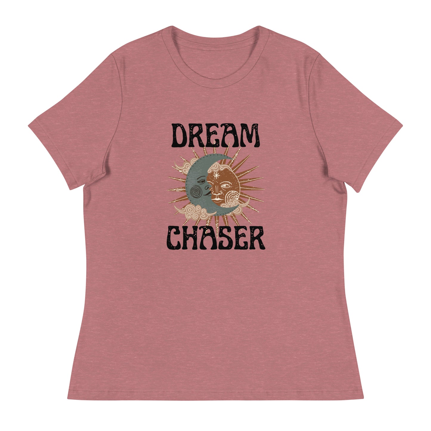 Dream Chaser sun moon Women's Relaxed T-Shirt