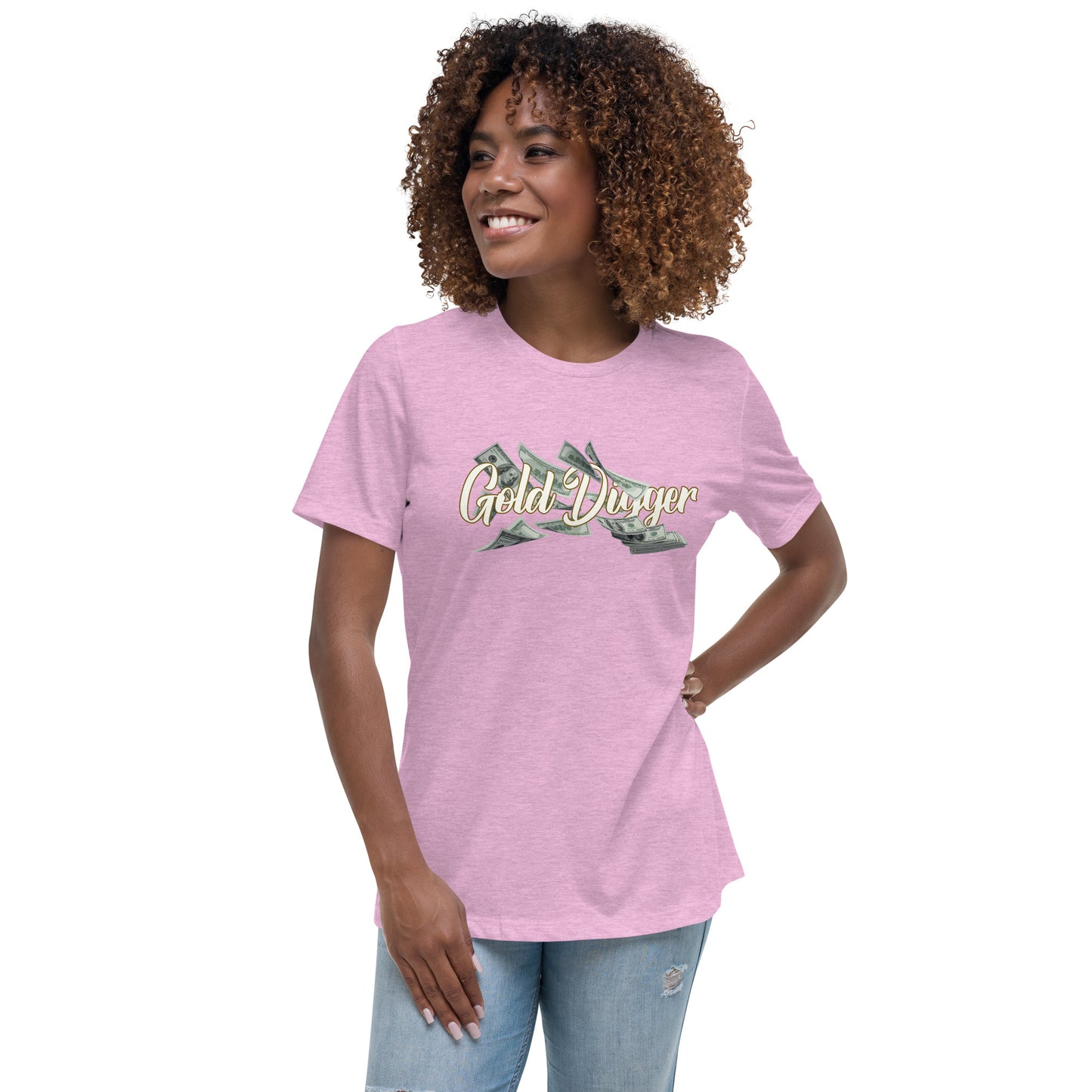 Gold Digger Cash Flow Women's Relaxed T-Shirt