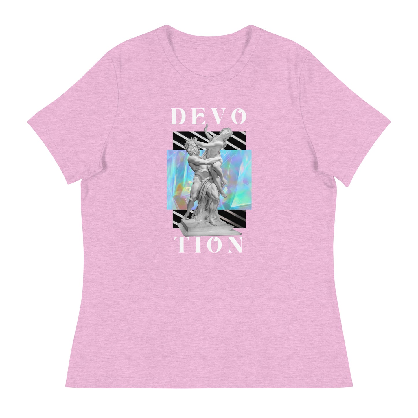 Love & Devotion Artwork Statue Women's Relaxed T-Shirt