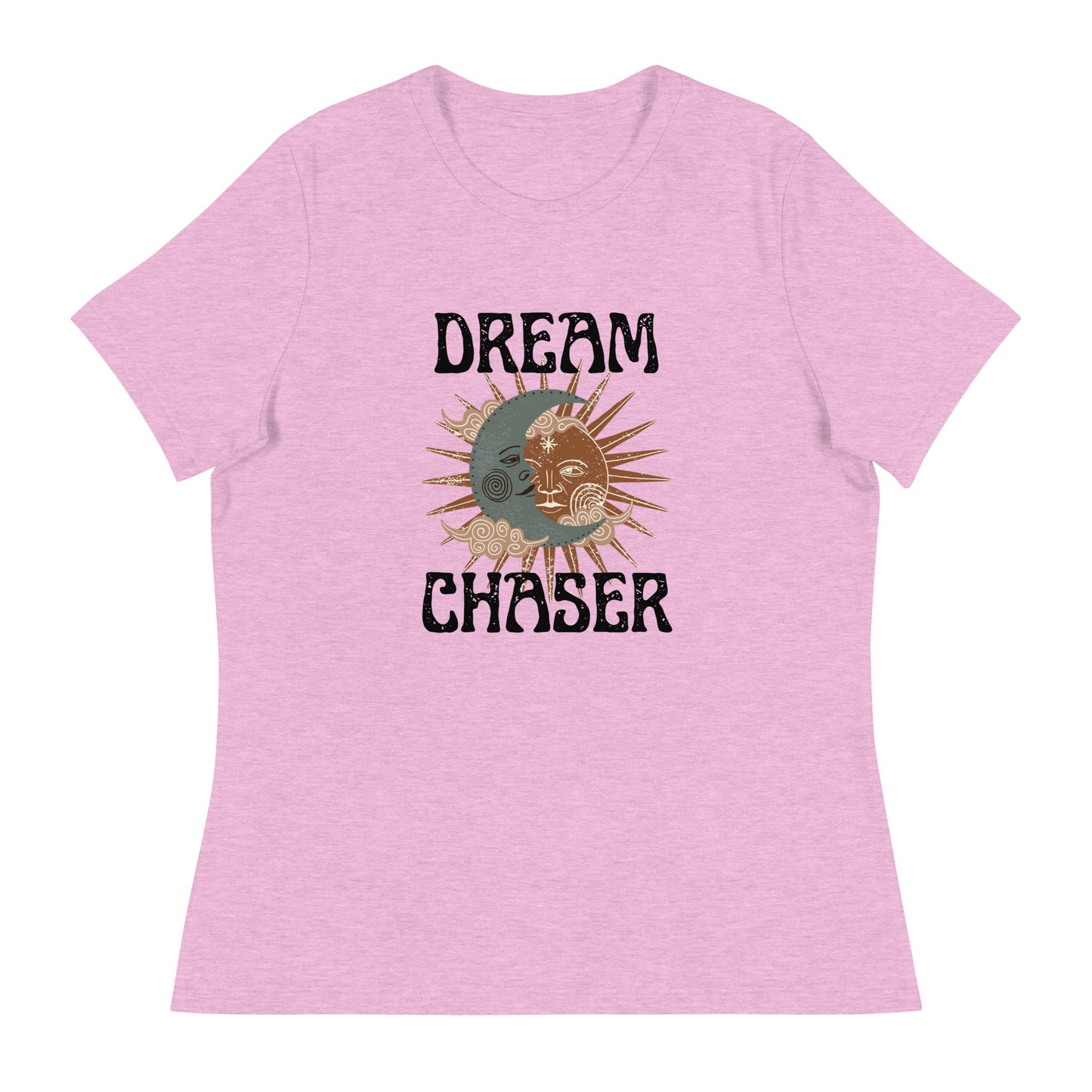 Dream Chaser sun moon Women's Relaxed T-Shirt