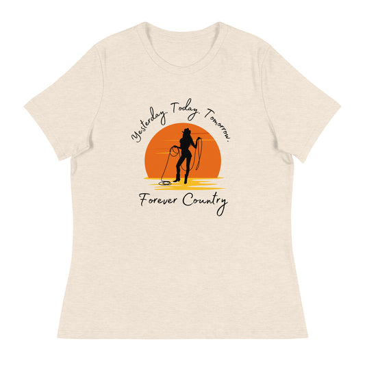 Forever Country - Cowgirl Up Women's Relaxed T-Shirt