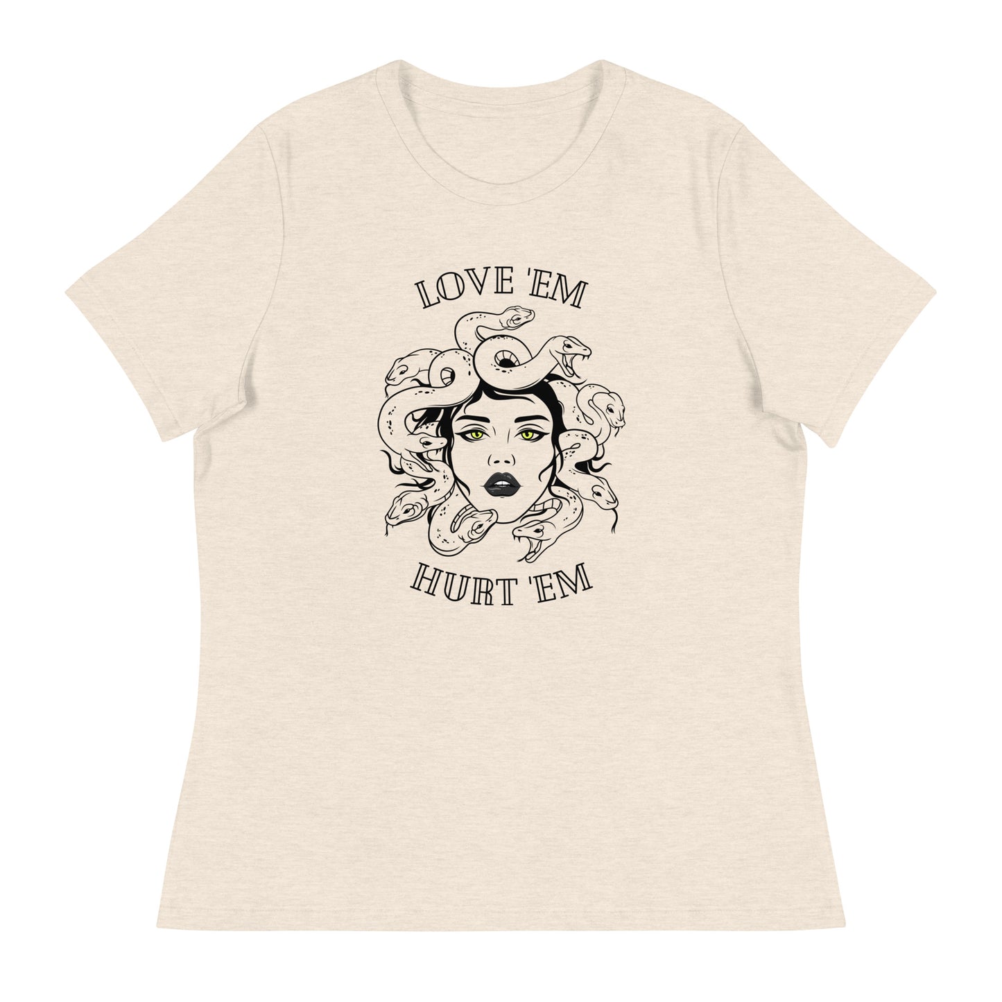 Medusa - Love 'em Hurt 'em Women's Relaxed T-Shirt