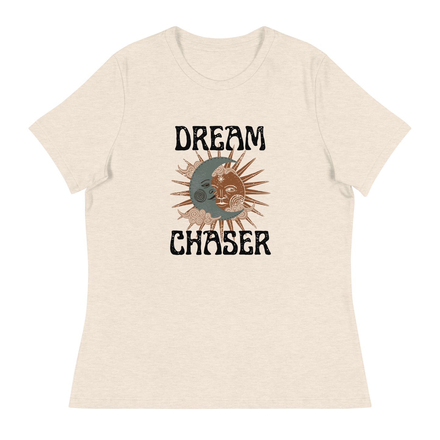 Dream Chaser sun moon Women's Relaxed T-Shirt