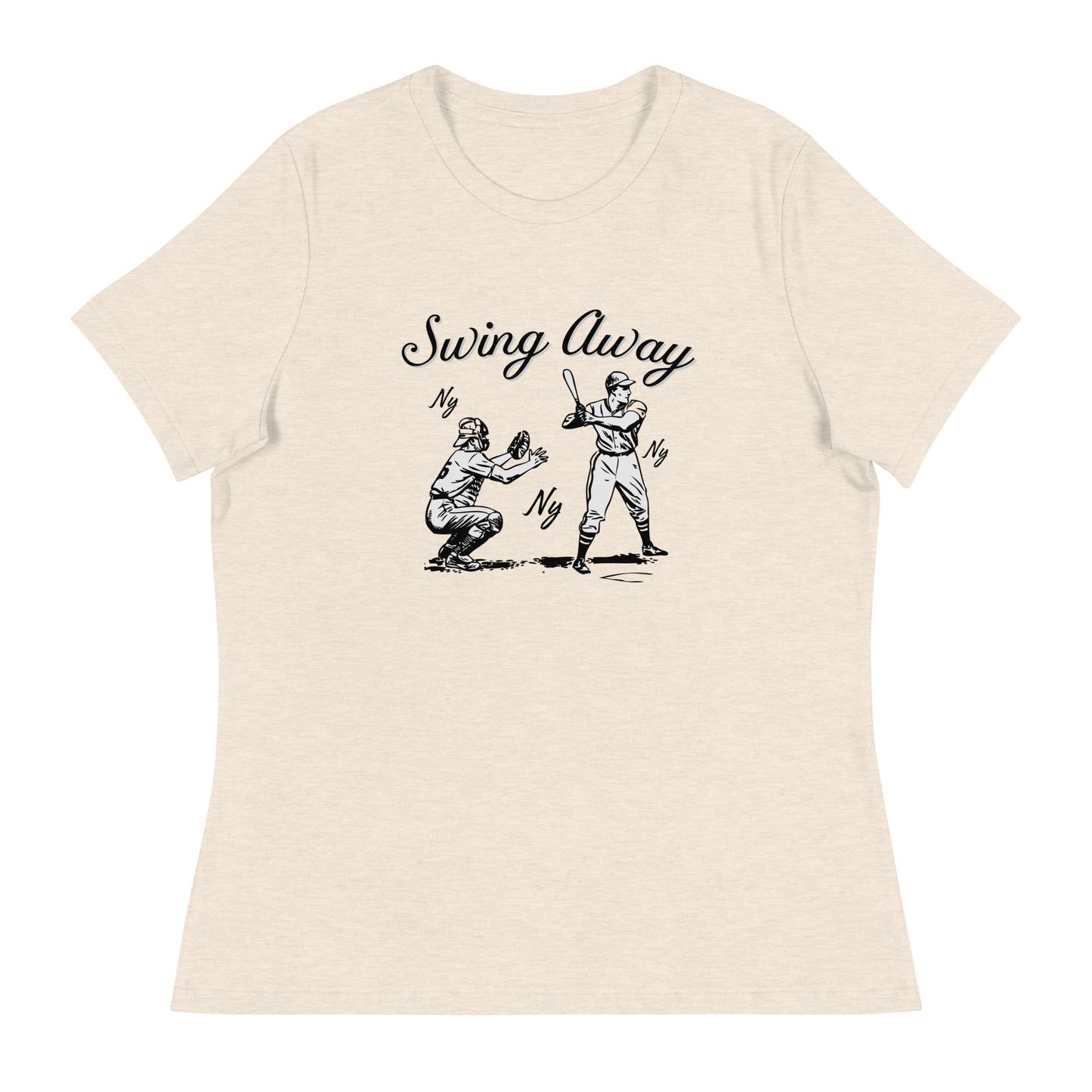 Swing Away NY NY Women's Relaxed T-Shirt