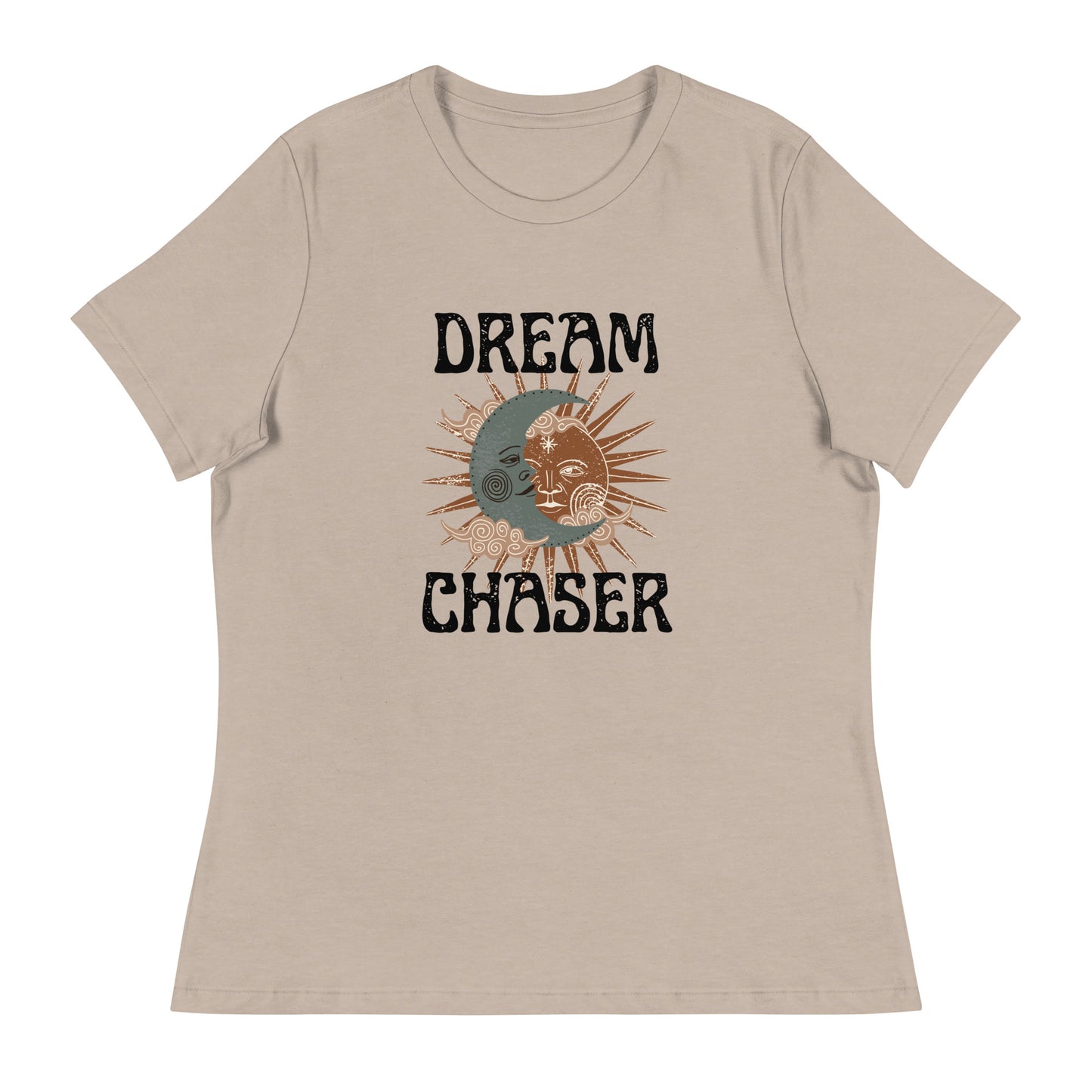 Dream Chaser sun moon Women's Relaxed T-Shirt