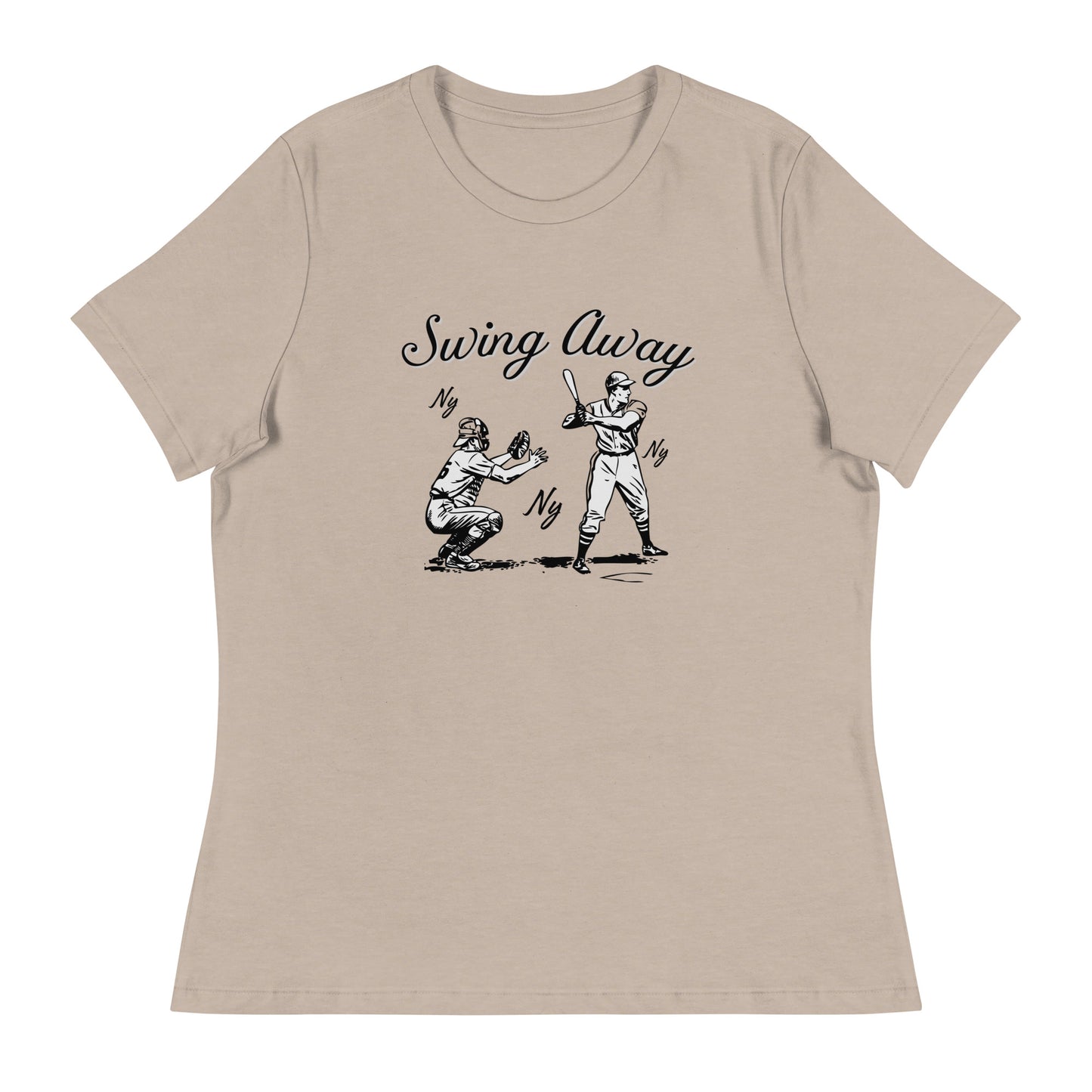 Swing Away NY NY Women's Relaxed T-Shirt