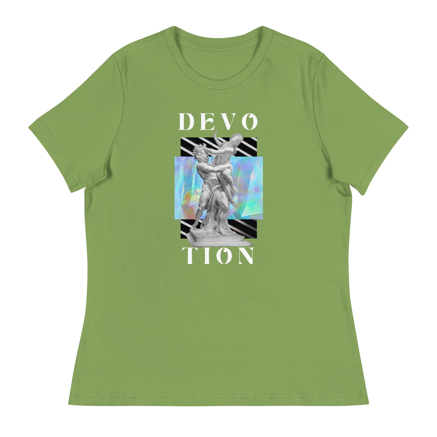 Love & Devotion Artwork Statue Women's Relaxed T-Shirt