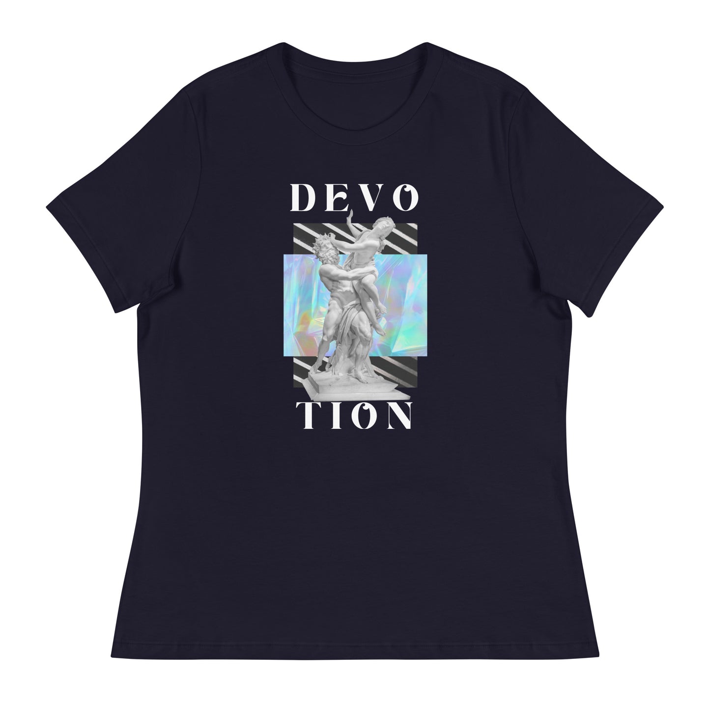 Love & Devotion Artwork Statue Women's Relaxed T-Shirt