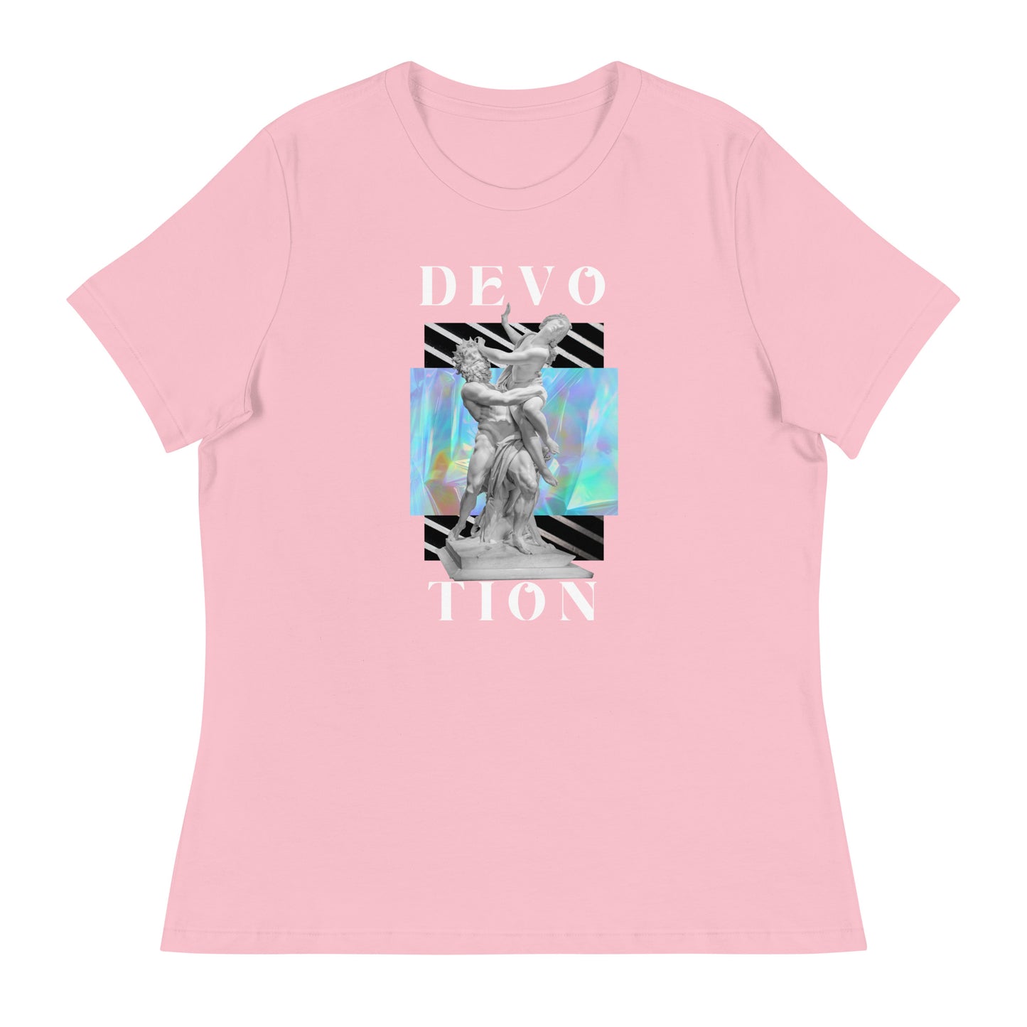 Love & Devotion Artwork Statue Women's Relaxed T-Shirt