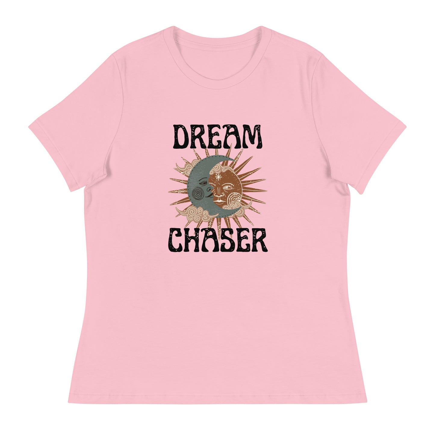 Dream Chaser sun moon Women's Relaxed T-Shirt