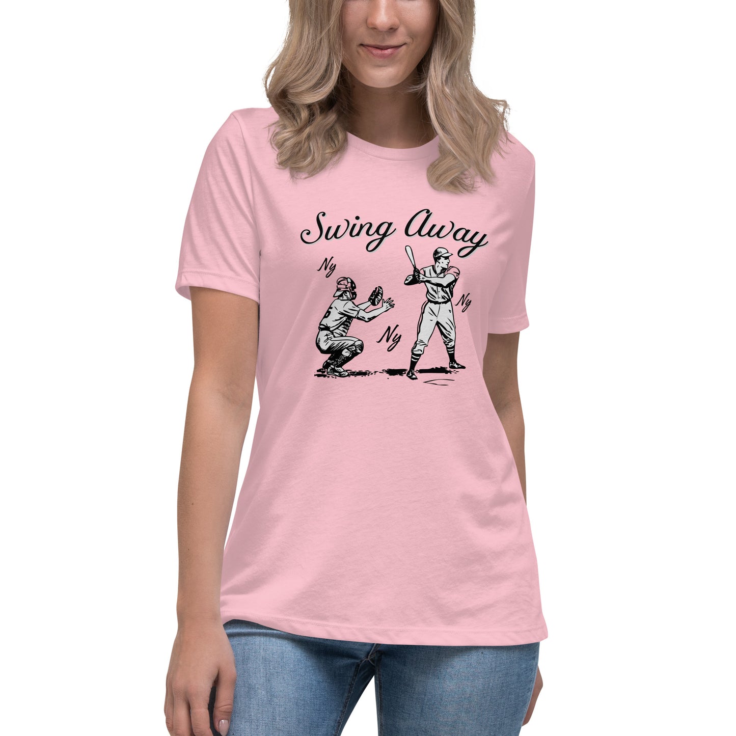 Swing Away NY NY Women's Relaxed T-Shirt