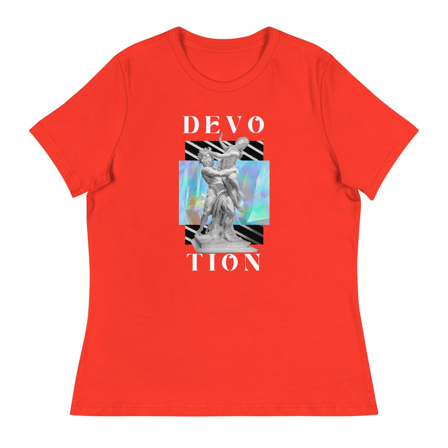 Love & Devotion Artwork Statue Women's Relaxed T-Shirt