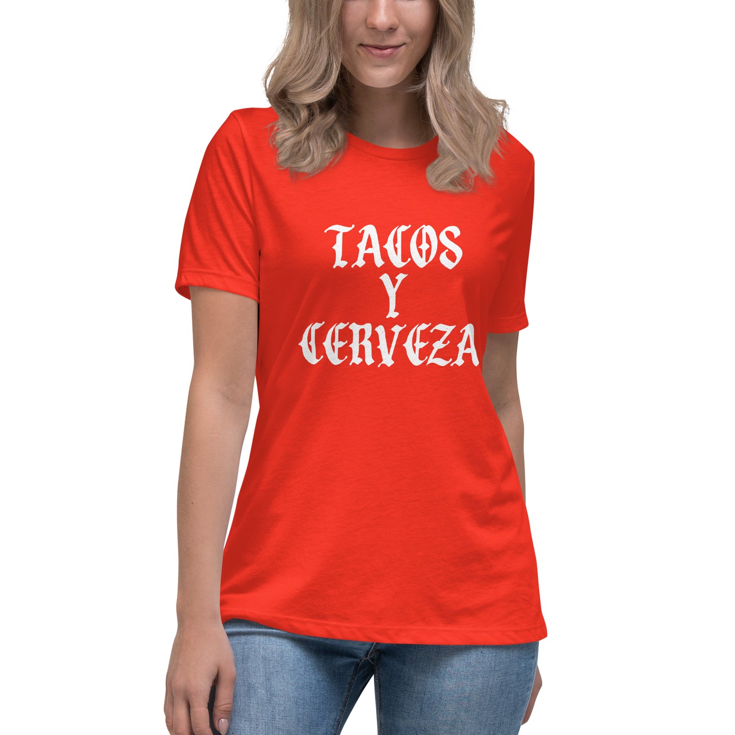 Tacos Y Cerveza Women's Relaxed T-Shirt